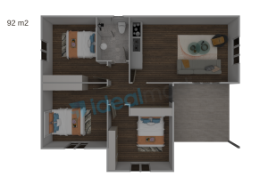 92 m2 Kampanyalı 3+1 Prefabrik Ev 9 92 m2 Kampanyalı 3+1 Prefabrik Ev - Görsel 4