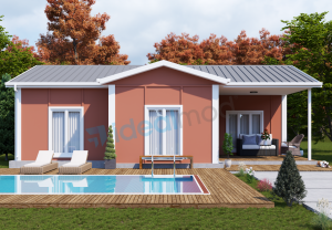 Alternative view of 92 m2 Kampanyalı 3+1 Prefabrik Ev