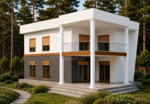 Alternative view of 160 m2 Dubleks Çelik Ev