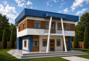 Alternative view of 167 m2 Dubleks Çelik Ev