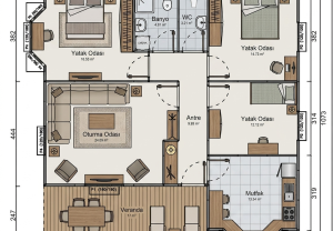 116 m2 Kampanyalı 3+1 Prefabrik Ev - Görsel 4